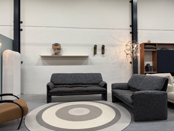 Image 1 of 2 Leolux Bora Beta Sofa 3- und 2-Sitzer Ruvido-Stoff