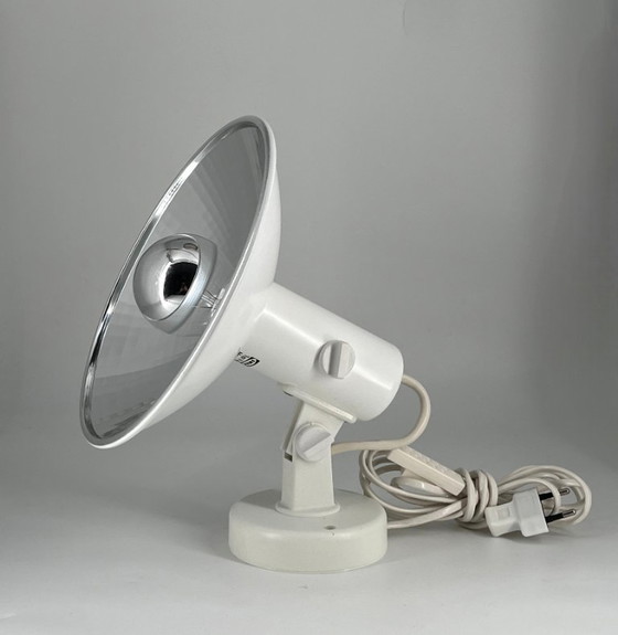 Image 1 of Vintage IKEA STROF Type V405 wandlamp, jaren 80, wit met chromen reflector