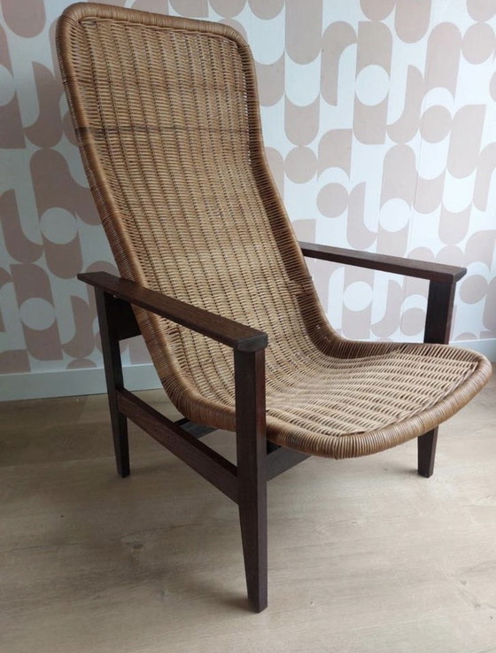 Image 1 of Tabouret de salon vintage Dirk van Sliedregt modèle 733