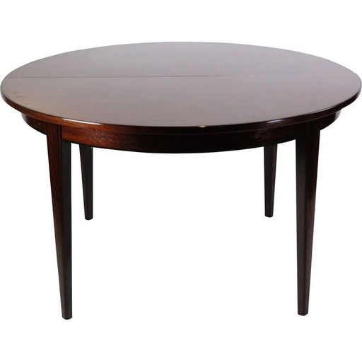 Rosewood vintage model No. 55 dining table by Omann Jun. A S, 1960s