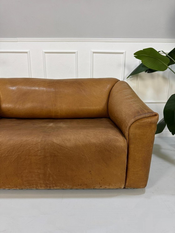 Image 1 of De Sede DS 47 Sofa Leder DeSede Bruin Zwitserland Bank 3 Zits