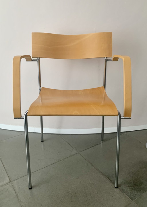 6x Chair Campus KS16 - Lammhults - With Armrests