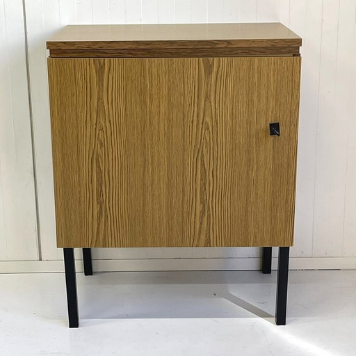Vintage Naaimachinekastje Strak Seventies Opbergkastje