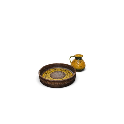 Vintage Bitossi ceramic set – Aldo Londi – Italy – 1960s – Mid-Century – tafelaccessoires