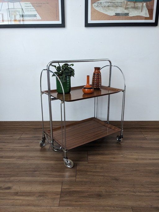 Desserte pliante vintage 