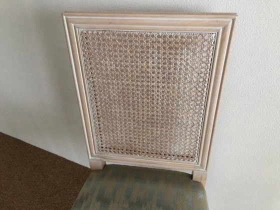 Vintage Design Dining Chair – Wicker, Silk (photo 13 of 13)