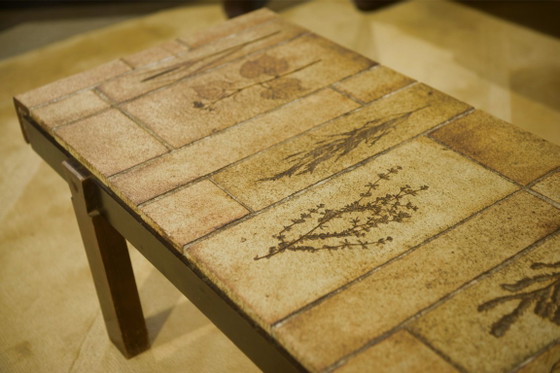 Image 1 of Ceramic coffee table by Roger Capron, Herbier model, 1960s