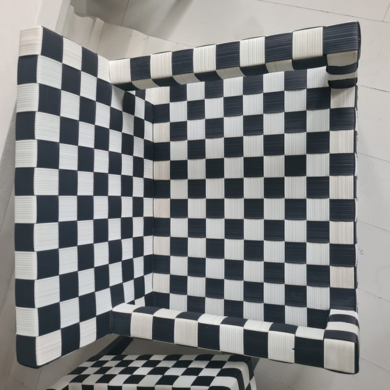 Image 1 of MANO DA poltroncine 2 pezzi scacchi blocco cinghia