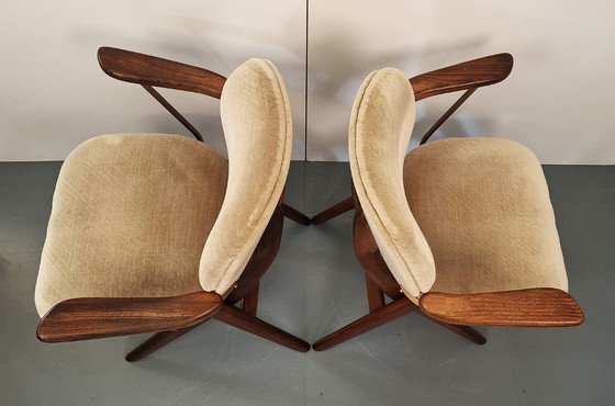 Image 1 of Fauteuils Van Teeffelen "Ciseaux" pour Webe