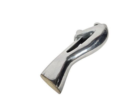 Image 1 of Roma Sculpture Art - Solid Aluminium - 'Mother and Child' - Italy - 90s