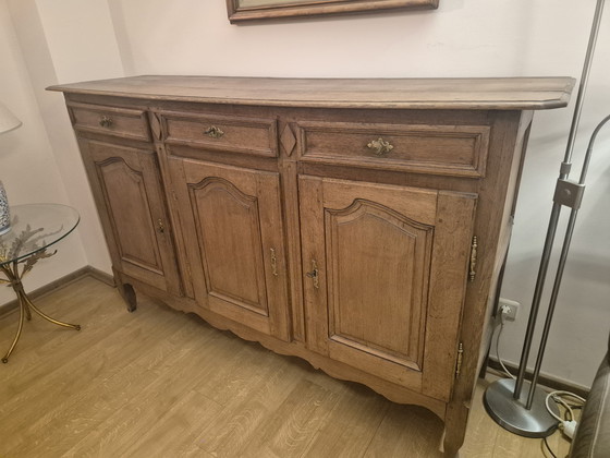 Image 1 of Beautiful Solid Oak Sideboard | Louis Quinze Style | 195 cm