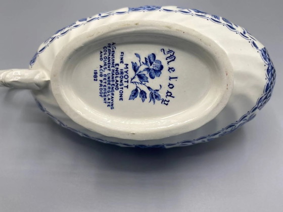 Sauciere – Melody Decor – Myott Fine Ironstone England 1982 – Dekorative Objekte (photo 4 of 7)