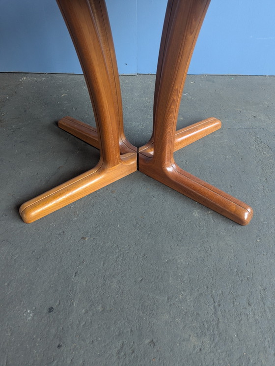 Image 1 of Table de salle à manger extensible vintage danoise en teck, Dyrlund
