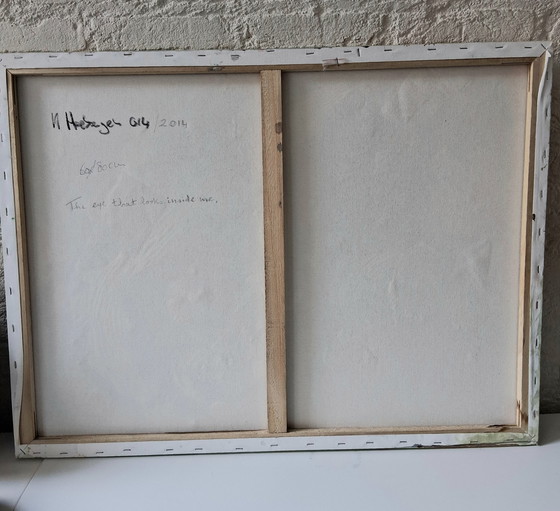 Image 1 of The eye that looks inside me,abstract,mixed techniek