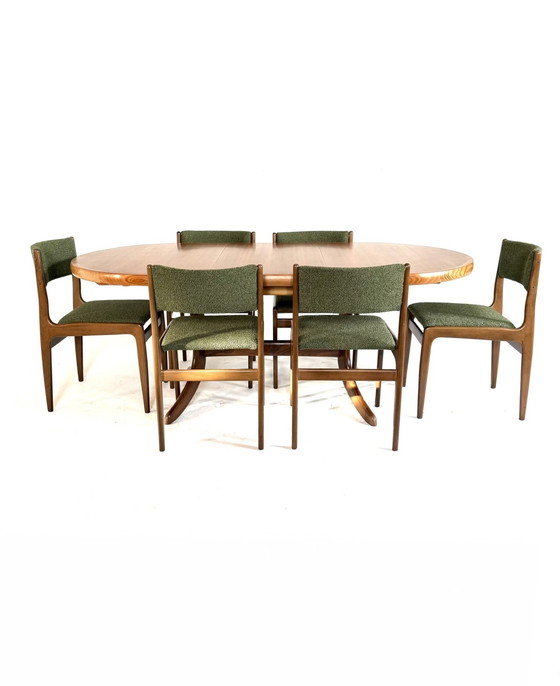 Image 1 of Vintage extendable teak dining table, Denmark 1960s