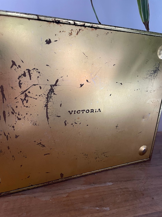 Tin Box - Hunter in the Woods – Decorative Objects, Iron, Vintage (photo 4 of 4)