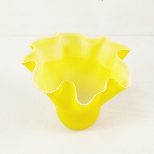 Vaso Fazzoletto, vetro di Murano, Italia anni '70