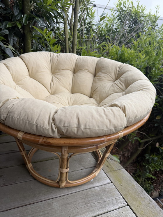 Image 1 of Sedia papasan vintage
