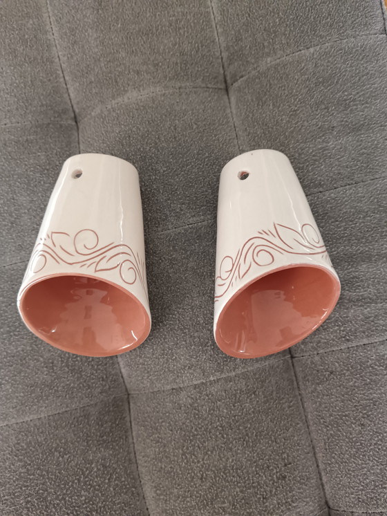 Image 1 of Wall sconce only the ceramic structure Handmade by G. Deidda