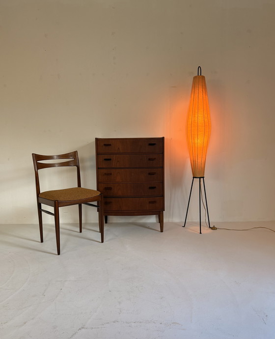 Image 1 of Vintage cocoon floor lamp 'Lugano', H. Klingele, Artimeta '60