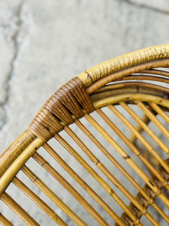 Lettino/lounge in rattan stile vintage anni '50 – Rohé Noordwolde, Letti da giorno (photo 5 of 8)