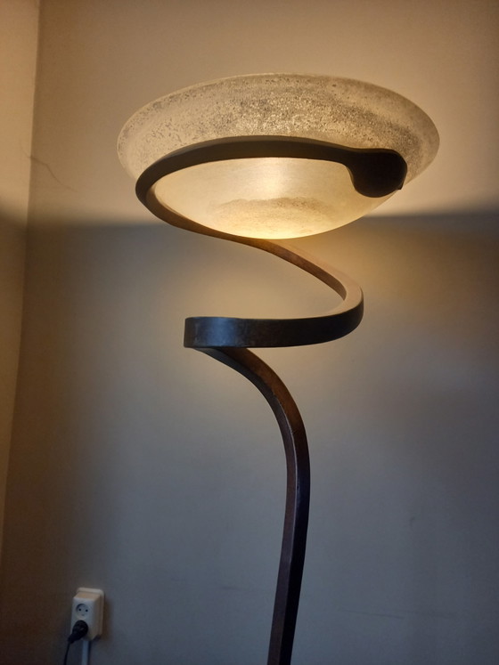 Lampada da terra di grandi dimensioni – Lampade da terra, Metal, Glass (photo 2 of 8)