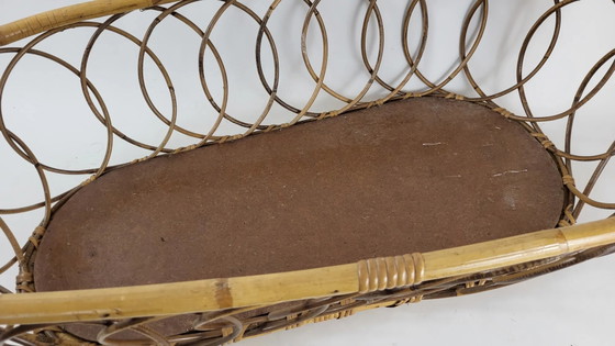 Capazo de mimbre para bebé – Accesorios de dormitorio, Wicker, Rattan, Vintage (photo 4 of 7)