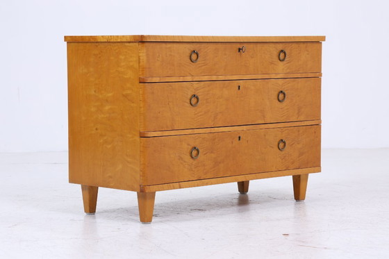 Image 1 of Vintage ladekast | Mid Century ladekast | houten opbergmeubel 60s 70s #05-24