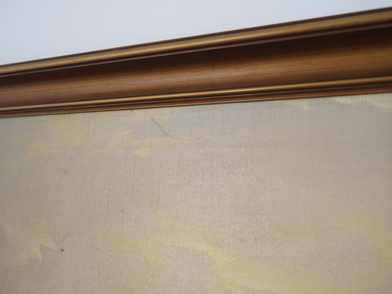 Image 1 of Peinture "The Riverside Camp", design scandinave, 19e siècle, par Vilhelm Oskar Engström