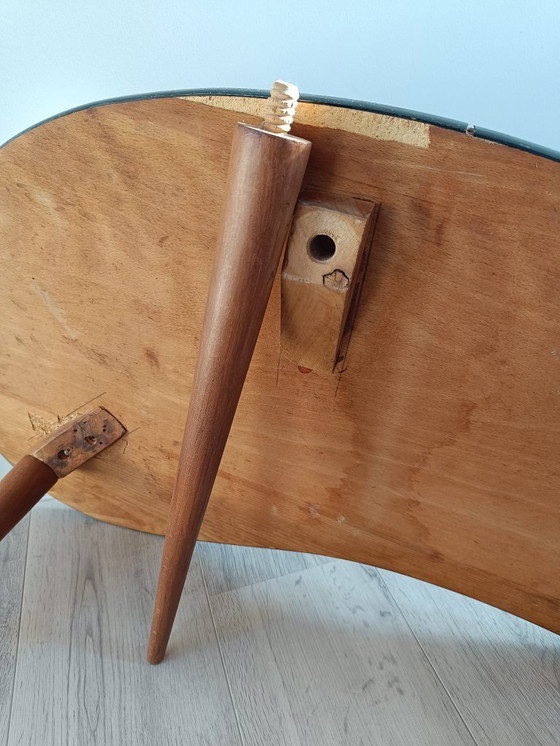 Image 1 of Kidney-shaped side table from the 1960s