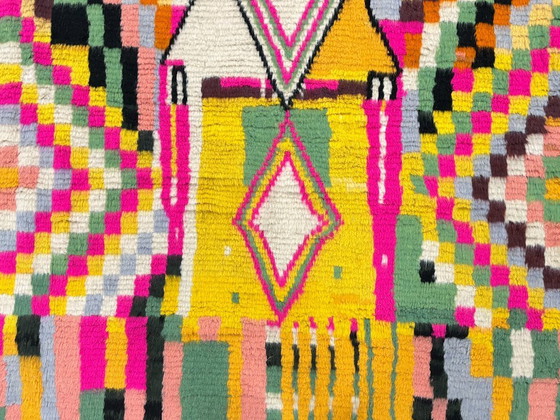 Image 1 of Alfombra marroquí colorida – Expresión cultural – 265 cm x 159 cm