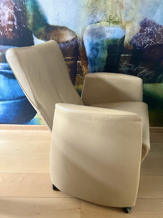 Image 1 of Poltrone da pranzo in pelle Leolux – regolabili – set da 6