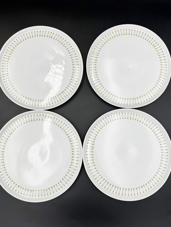 Image 1 of 4 x Porzellanteller Melitta Hamburg 1970er Jahre