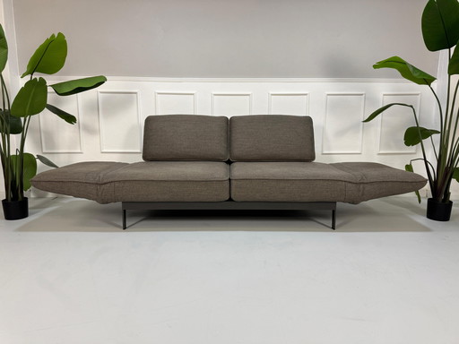 Rolf Benz Mera 386 Sofa Stoff Grau Braun Couch Relax Liege