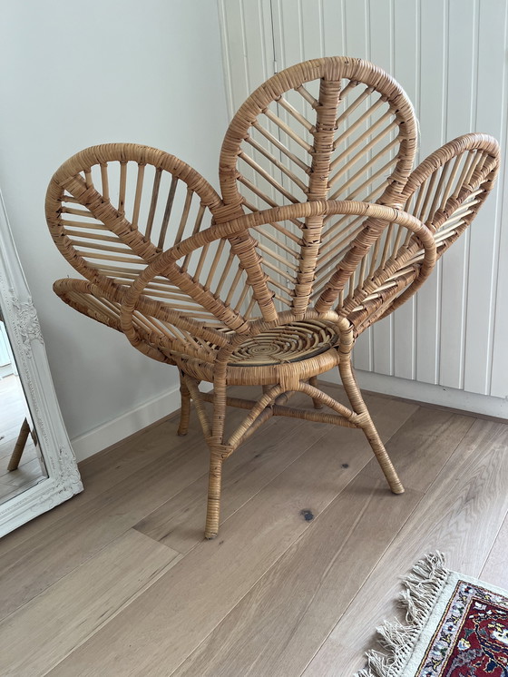 Image 1 of Sedia pavone in rattan