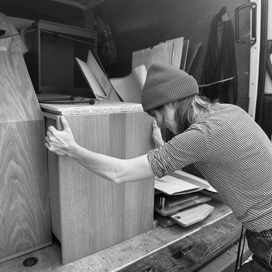 Image 1 of HONEY BLOCKS - credenza brutalista giapponese di metà secolo
