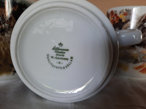 Set van 3 vintage mokken
