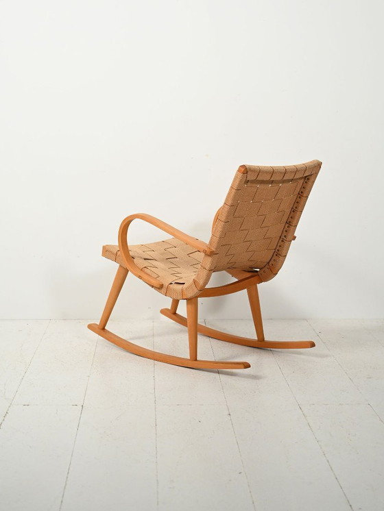 Image 1 of 1940s rocking chair by Yngve Ekström