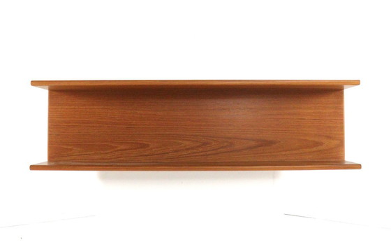 Image 1 of Deens massief teak wandplank plank vintage