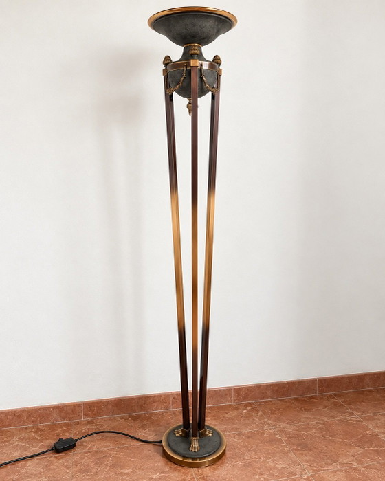 Lampada da terra vintage MARINER in bronzo e ottone – stile Impero – Lampade da terra, Pietra (photo 4 of 9)