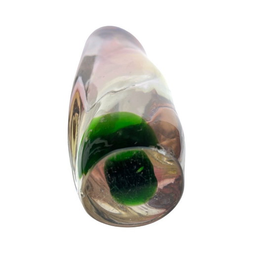 Jozef Rozinek Borocrystal Vase Nový Bor, Czechoslovakia, 1970s, sommerso glass