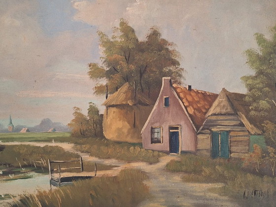Quiet Village – Fine Art Enschede, Paintings & Drawings, Canvas (photo 3 of 5)