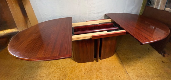 Excepcional mesa de comedor Skovby danesa de palisandro | Mediados de siglo | Diseño escultural | Mesa (photo 5 of 12)