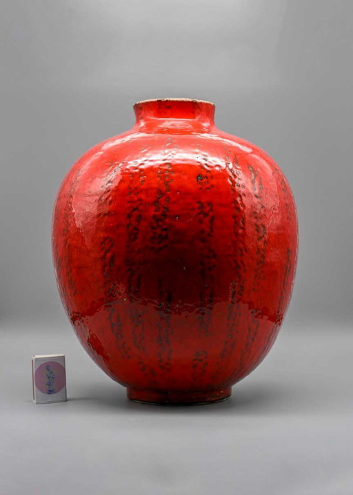 Floor Vase Ceramic – Gerda Heuckerroth for Carstens Tönnieshof, 1960s–1970s