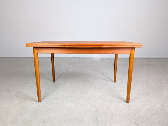 Image 1 of Midcentury Esstisch ausziehbar Rogenstrup Vintage teak danish