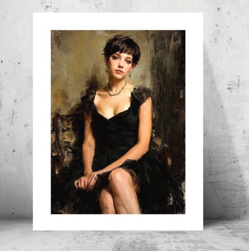 Splendid work by Ruggero Salvatore "Serenità" 60x45 cm