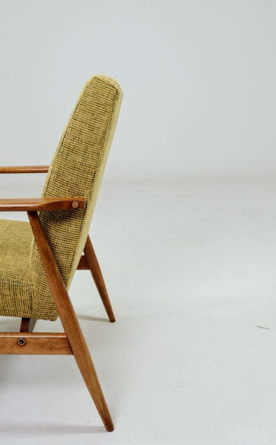 Image 1 of Poltrona vintage verde oliva, design moderno, anni '70