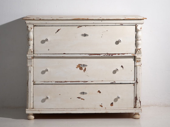 Antique white Provencal style chest of drawers (c.1920) #44 (photo 19 of 40)