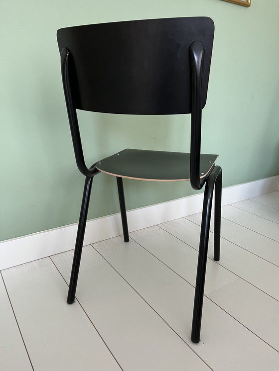 Image 1 of 6x Zuiver noir eetkamerstoelen