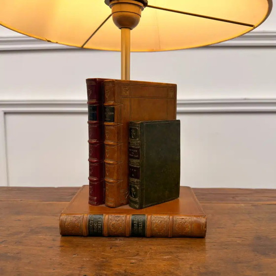 Classic English Books Table Lamp, Desk lamps, Wood (photo 5 of 7)